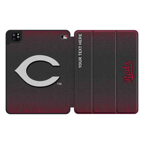 Cincinnati Reds Personalized Linen Tablet Case for Apple iPad