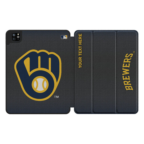 Milwaukee Brewers Personalized Linen Tablet Case for Apple iPad