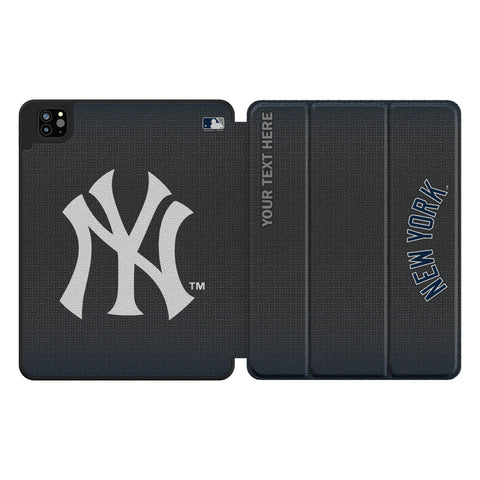 New York Yankees Personalized Linen Tablet Case for Apple iPad
