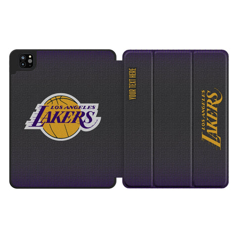Los Angeles Lakers Personalized Linen Tablet Case for Apple iPad