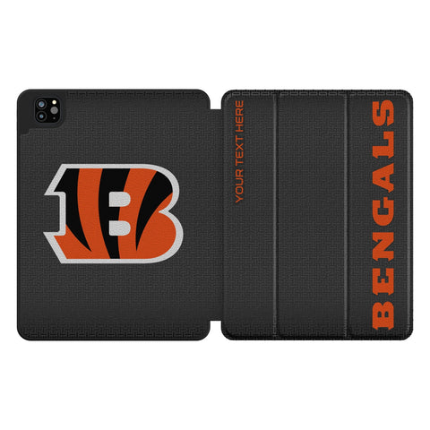 Cincinnati Bengals Personalized Linen Tablet Case for Apple iPad