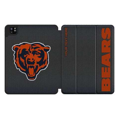 Chicago Bears Personalized Linen Tablet Case for Apple iPad