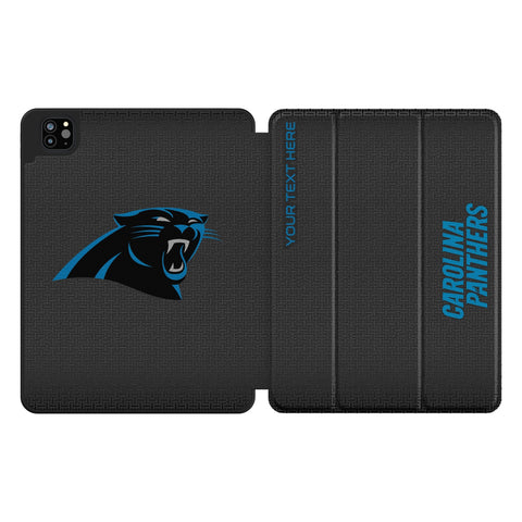 Carolina Panthers Personalized Linen Tablet Case for Apple iPad