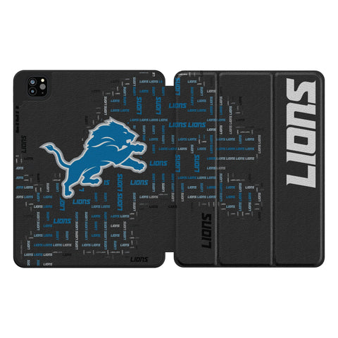 Detroit Lions Quadtile Tablet Case for Apple iPad