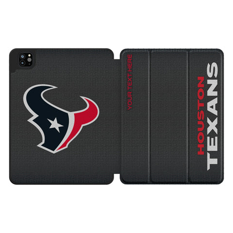 Houston Texans Personalized Linen Tablet Case for Apple iPad