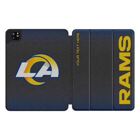 Los Angeles Rams Personalized Linen Tablet Case for Apple iPad