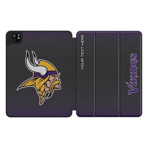 Minnesota Vikings Personalized Linen Tablet Case for Apple iPad