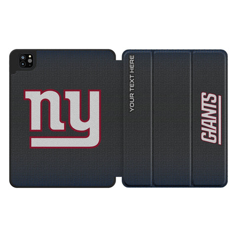 New York Giants Personalized Linen Tablet Case for Apple iPad
