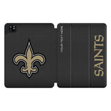 New Orleans Saints Personalized Linen Tablet Case for Apple iPad