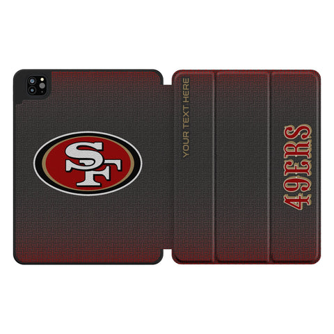 San Francisco 49ers Personalized Linen Tablet Case for Apple iPad