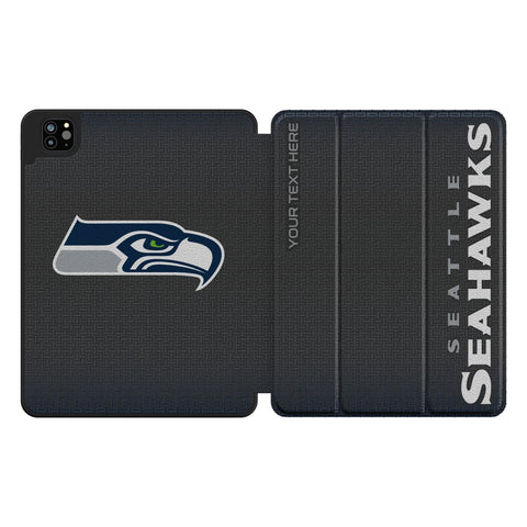 Seattle Seahawks Personalized Linen Tablet Case for Apple iPad
