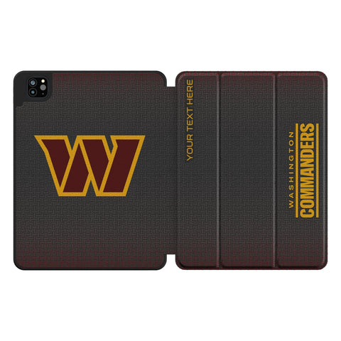 Washington Commanders Personalized Linen Tablet Case for Apple iPad