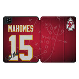 Patrick Mahomes Kansas City Chiefs 15 Ready Tablet Case for Apple iPad