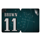 A.J. Brown Philadelphia Eagles 11 Ready Tablet Case for Apple iPad