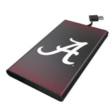 University of Alabama Crimson Tide Script A Linen 5000mAh Flat Powerbank