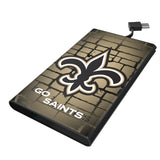 New Orleans Saints Brick Wall 5000mAh Flat Powerbank