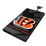 Cincinnati Bengals Personalized Tilt 5000mAh Flat Powerbank