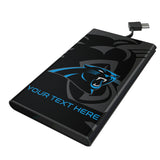 Carolina Panthers Personalized Tilt 5000mAh Flat Powerbank