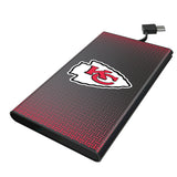 Kansas City Chiefs Linen 5000mAh Flat Powerbank