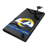 Los Angeles Rams Personalized Tilt 5000mAh Flat Powerbank