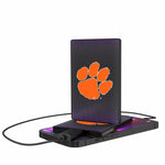 Clemson Tigers Linen 2500mAh Credit Card Powerbank-0