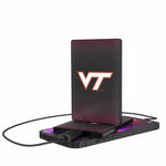 Virginia Tech Hokies Linen 2500mAh Credit Card Powerbank-0