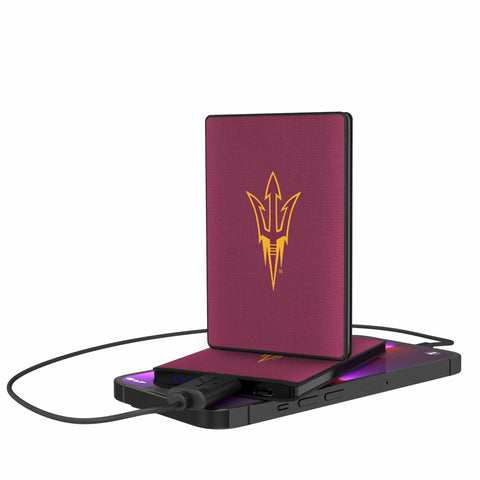 Arizona State University Sun Devils Solid 2500mAh Credit Card Powerbank-0