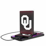 Oklahoma Sooners Linen 2500mAh Credit Card Powerbank-0