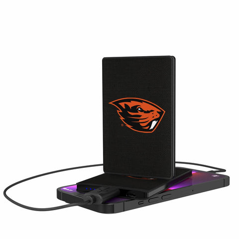 Oregon State Beavers Solid 2500mAh Credit Card Powerbank-0