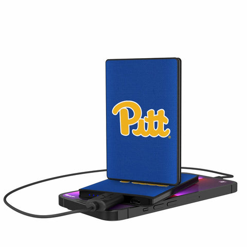 Pittsburgh Panthers Solid 2500mAh Credit Card Powerbank-0