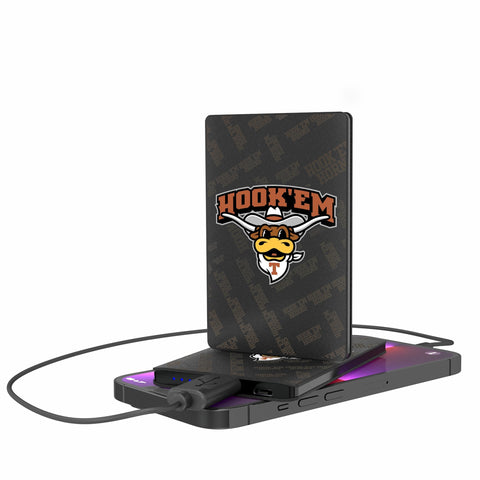 University of Texas Longhorns Quadtile 2500mAh Credit Card Powerbank-0