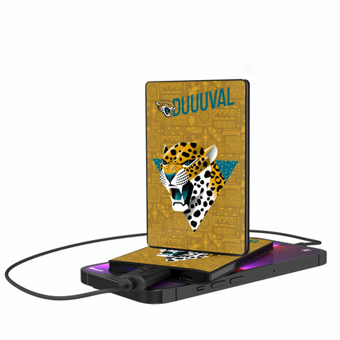 Jacksonville Jaguars 2024 Illustrated Limited Edition 2500mAh Credit Card Powerbank-0