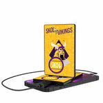 Minnesota Vikings 2024 Illustrated Limited Edition 2500mAh Credit Card Powerbank-0