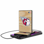 Cleveland Guardians Wood Bat 2500mAh Credit Card Powerbank-0