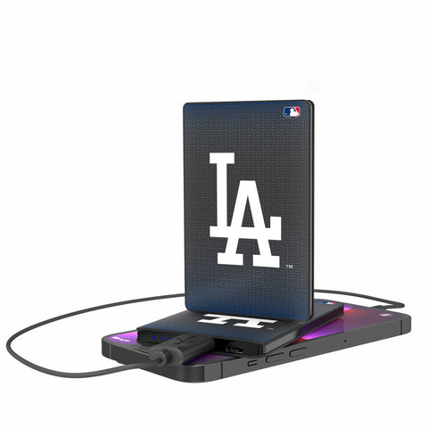 LA Dodgers Linen 2500mAh Credit Card Powerbank