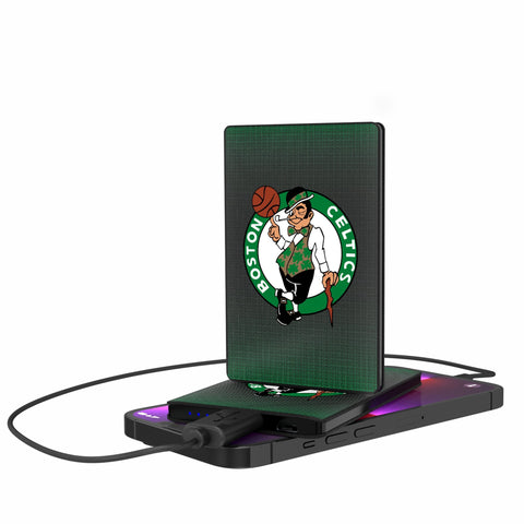 Boston Celtics Linen 2500mAh Credit Card Powerbank-0