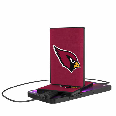 Arizona Cardinals Solid 2500mAh Credit Card Powerbank