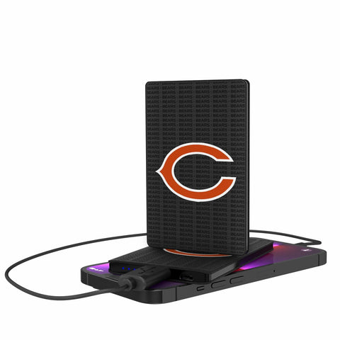 Chicago Bears Blackletter 2500mAh Credit Card Powerbank-0