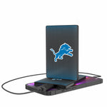 Detroit Lions Linen 2500mAh Credit Card Powerbank-0