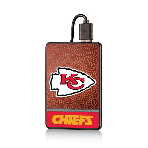 Kansas City Chiefs Football Wordmark 2200mAh Credit Card Powerbank-0