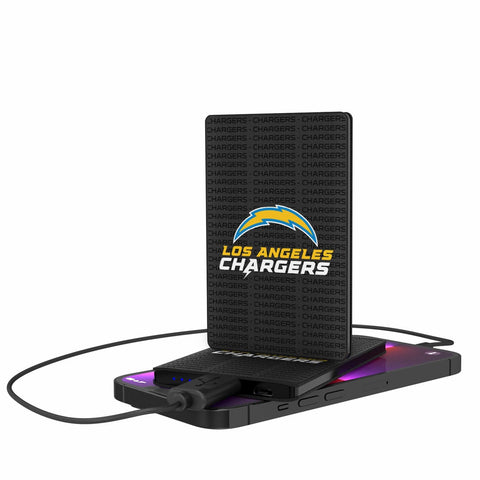 Los Angeles Chargers Blackletter 2500mAh Credit Card Powerbank-0