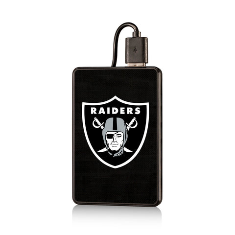 Las Vegas Raiders Solid 2500mAh Credit Card Powerbank-0