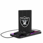 Las Vegas Raiders Blackletter 2500mAh Credit Card Powerbank-0