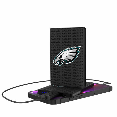 Philadelphia Eagles Blackletter 2500mAh Credit Card Powerbank-0