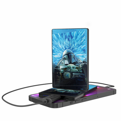 Star Wars: The Mandalorian Grogu and Din Djarin Portrait 2500mAh Credit Card Powerbank