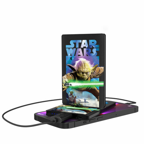Star Wars Yoda Portrait Collage 2500mAh Credit Card Powerbank