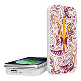 Arizona State University Sun Devils Paisley 5000mAh Portable Wireless Charger-0