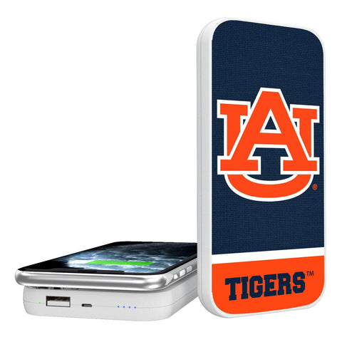 Auburn Tigers Endzone Solid 5000mAh Portable Wireless Charger-0