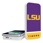 Louisiana State University Tigers Endzone Solid 5000mAh Portable Wireless Charger-0