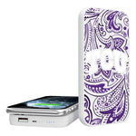 Texas Christian Horned Frogs Paisley 5000mAh Portable Wireless Charger-0